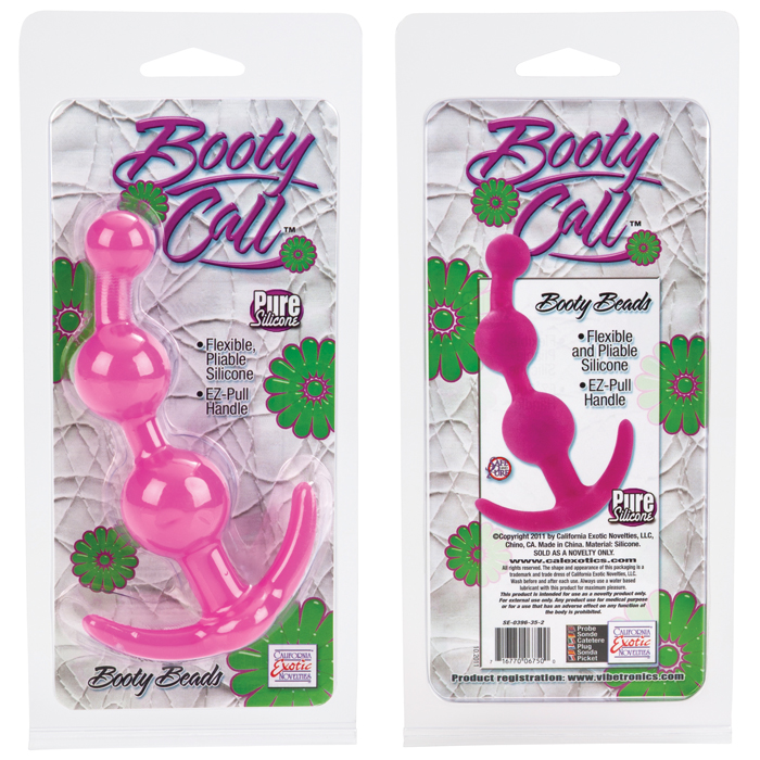 Изображение  Анальные бусы Booty Call Beads розовые