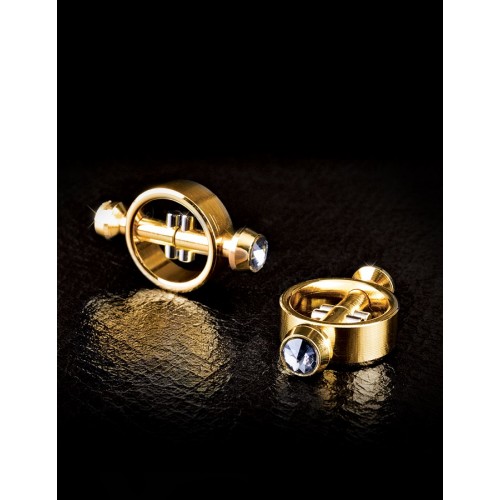 Фото PipeDream, США Зажимы для сосков FF Gold Magnetic Clamps