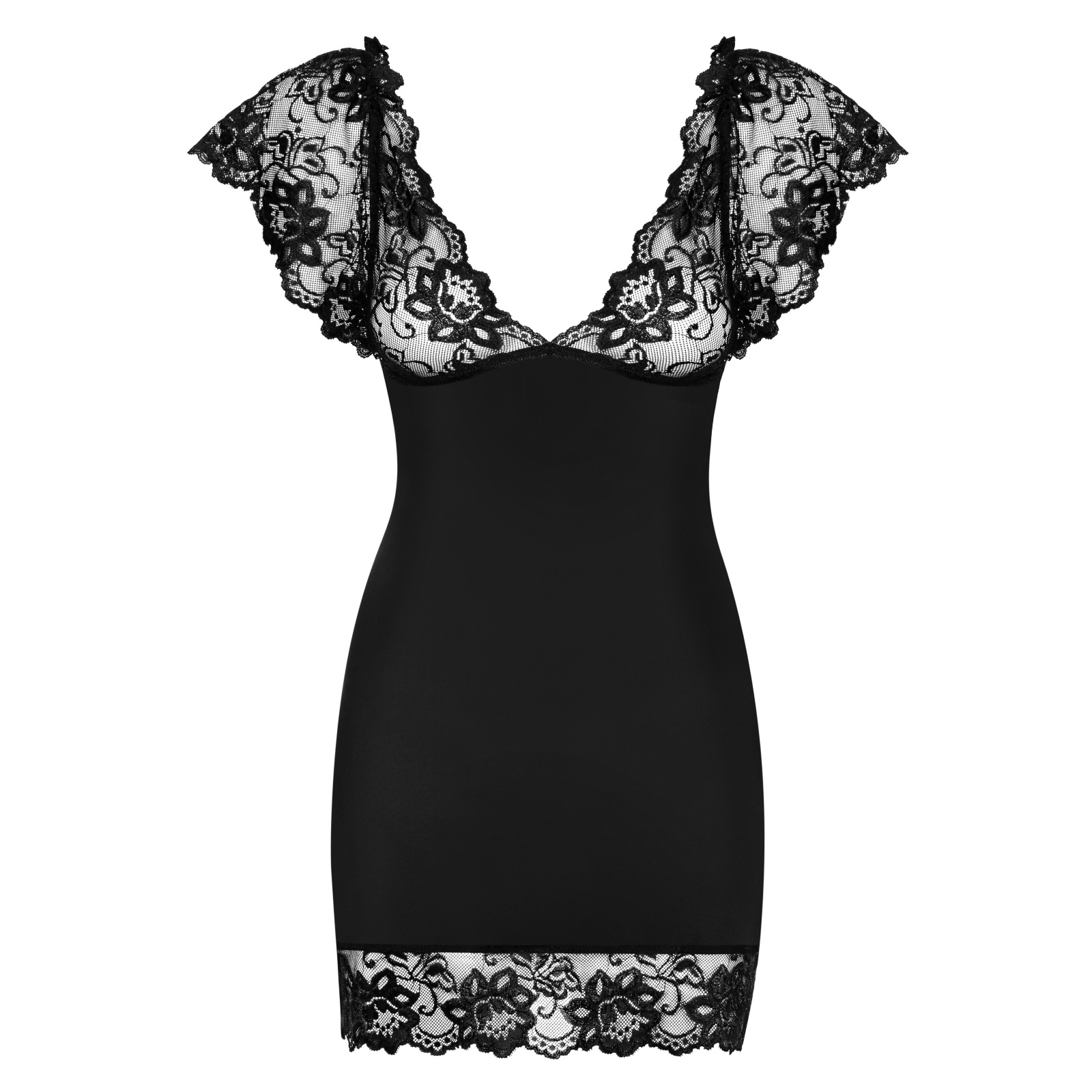 Фото Obsessive, Польша Сорочка с цветочным кружевом Imperia Chemise S/M