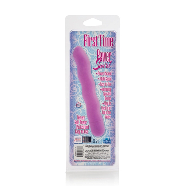 Изображение  Вибратор First Time Power Swirls Pink
