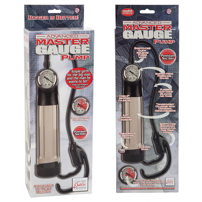 Изображение  Затемненная вакуумная помпа со встроенным манометром Master Gauge Pump