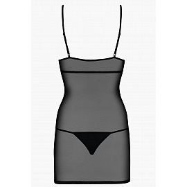 Изображение Obsessive, Польша Чёрная сорочка и трусики Kisselent L/XL