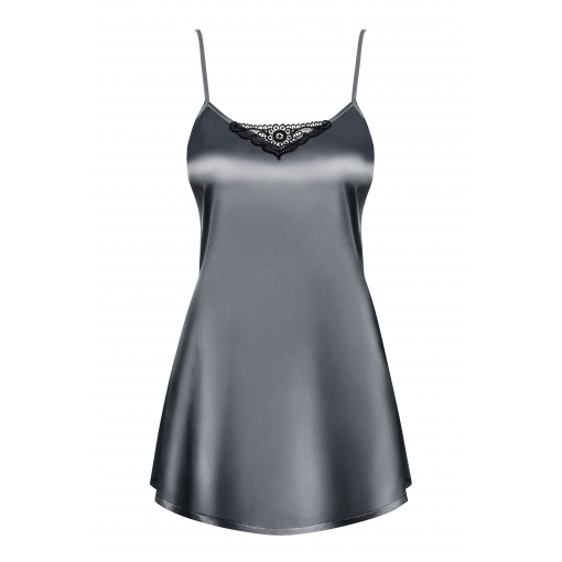 Фото Obsessive, Польша Серая сорочка и трусики Satinia S/M