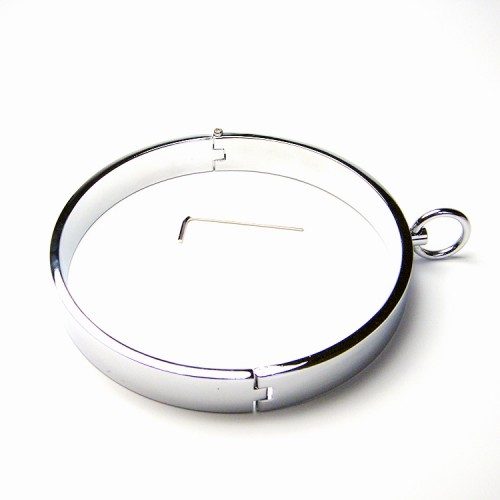 Фото HSY, Китай Ошейник стальной мужской с кольцом BDSM Male Collar