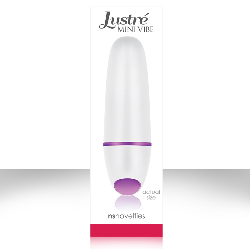 Фото  Мощный мини-вибратор Lustre Mini Vibe белый