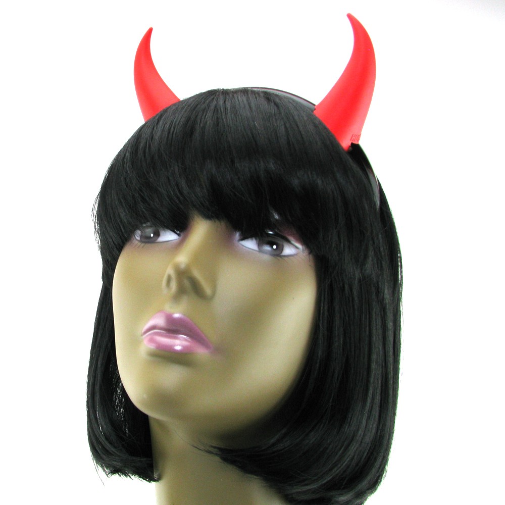 Изображение  Ободок с вибрирующими рожками Horny Devil