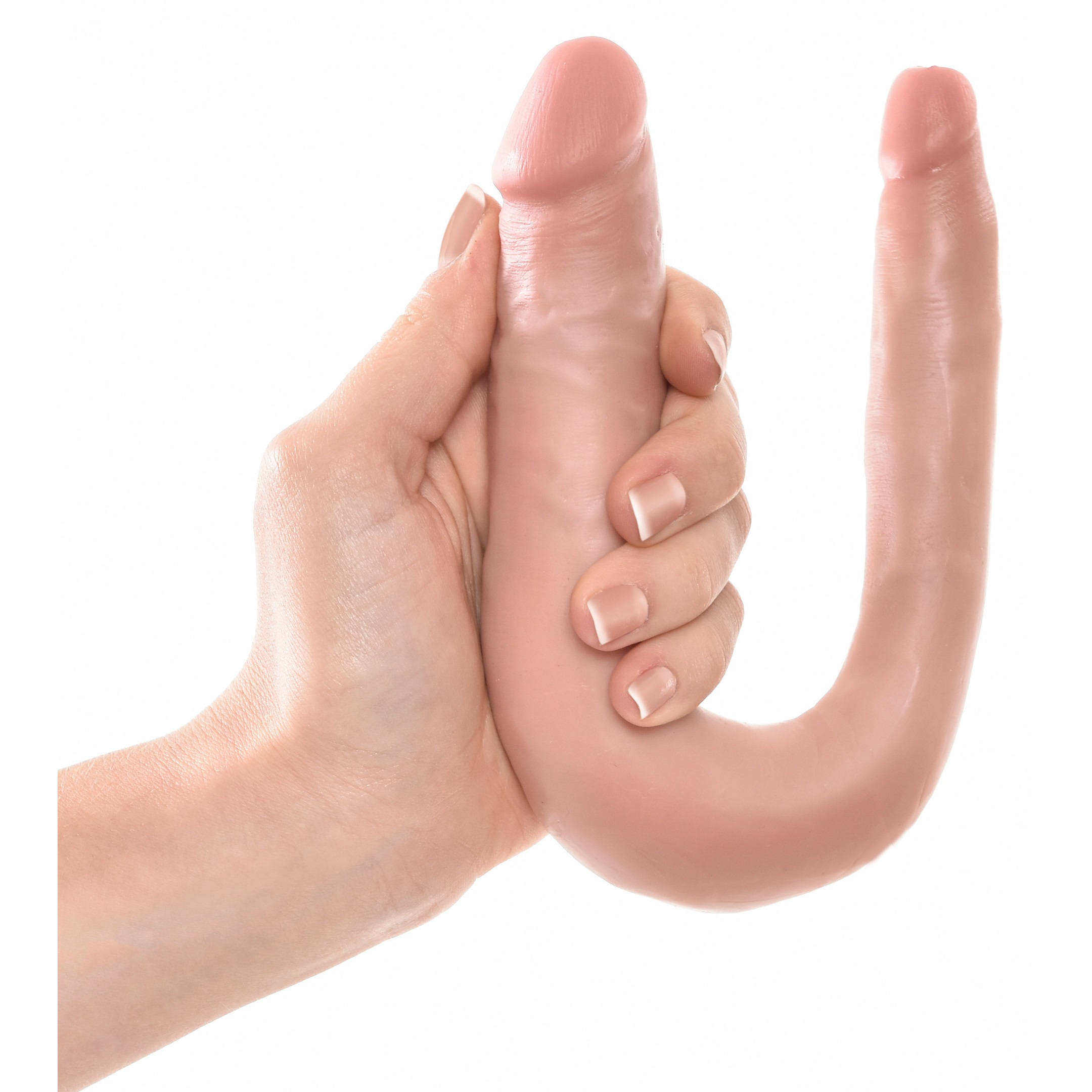 Фото PipeDream, США Двойной фаллос King Cock U-Shaped Small Double Trouble Flesh