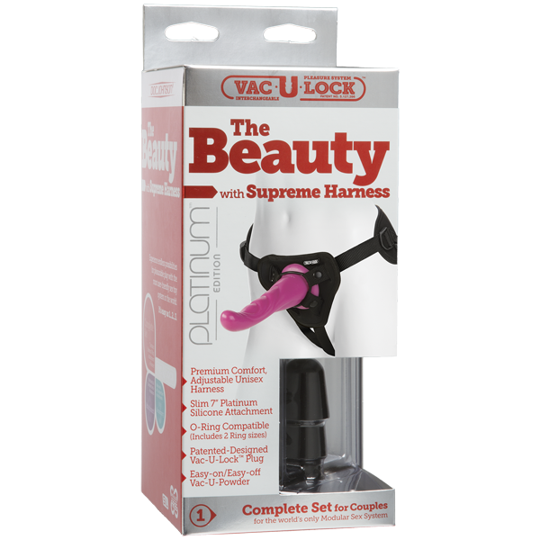 Фото  Насадка с трусиками Vac-U-Lock Platinum Edition Pink