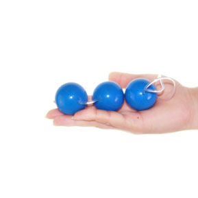 Изображение Baile, Китай Три вагинальных шарика на сцепке Sexual Balls голубые