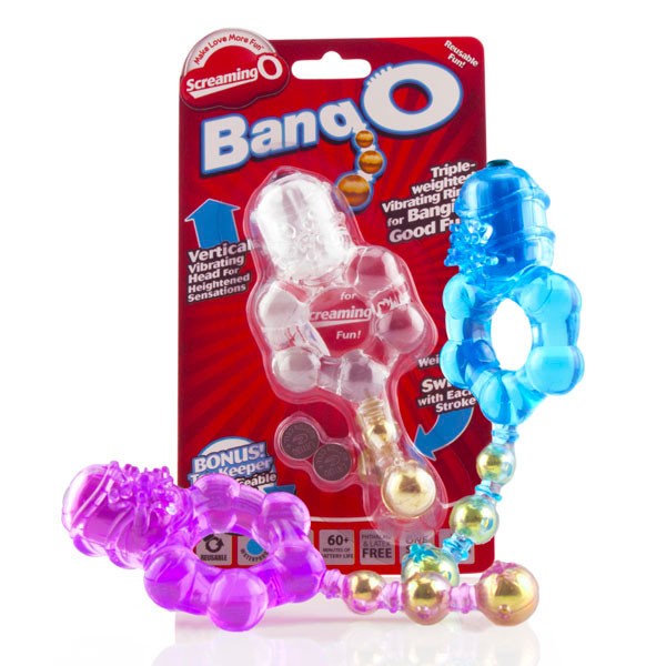 Фото  Вибро кольцо эрекционное The Screaming Bang O