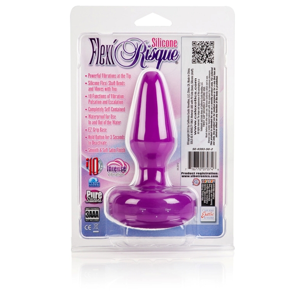 Изображение  Анальный плаг с 10 функциями Silicone Flexi-Risque