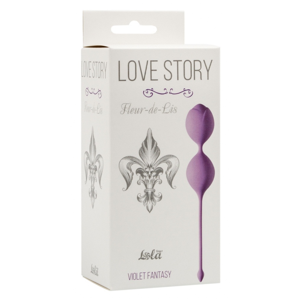 Изображение Lola Toys, Россия Вагинальные шарики Love Story Fleur-de-lisa Violet fantasy фиолетовые