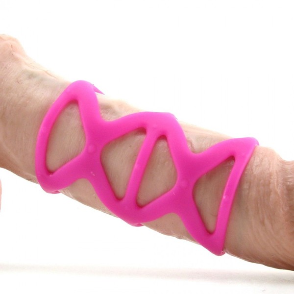 Изображение California Exotic Novelties, США Насадки на пенис из силикона розовые Lover s Cage Posh