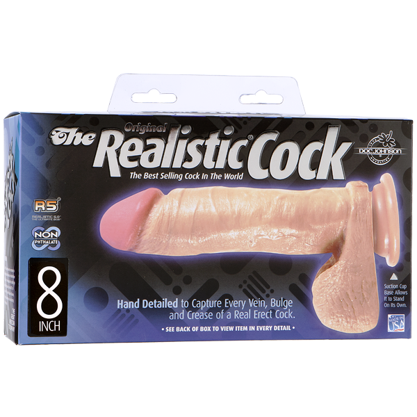 Фото  Фаллоимитатор с мошонкой 8in Realistic Cock