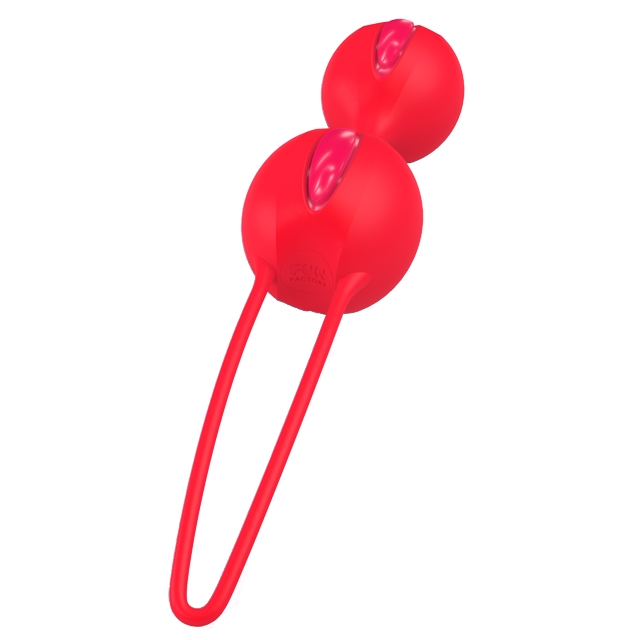 Изображение Fun Factory, Германия Шарики вагинальные Fun Factory Smartballs Duo ярко-оранжевые
