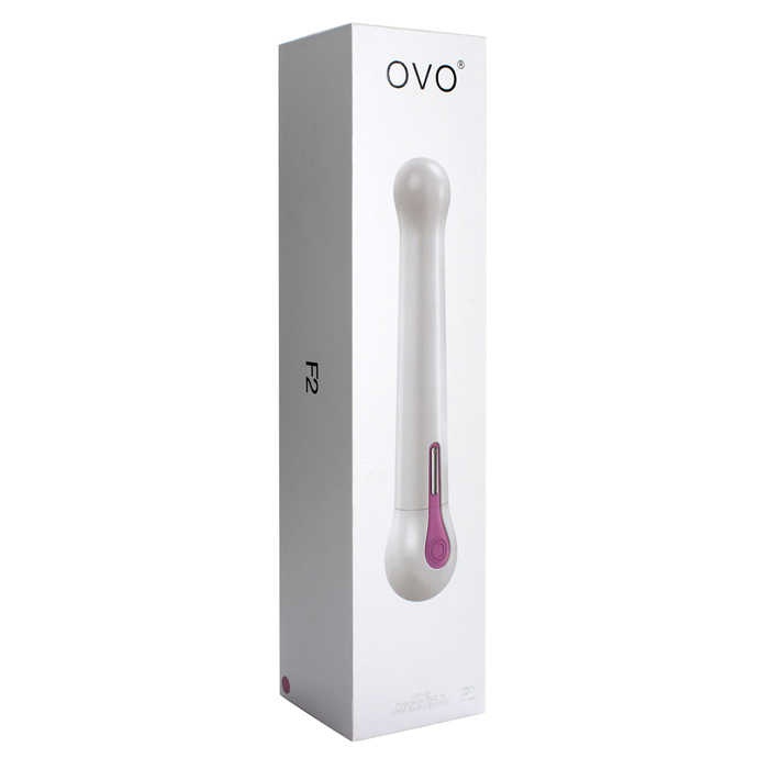 Фото Ovo, Германия Белый вибратор Ovo F2