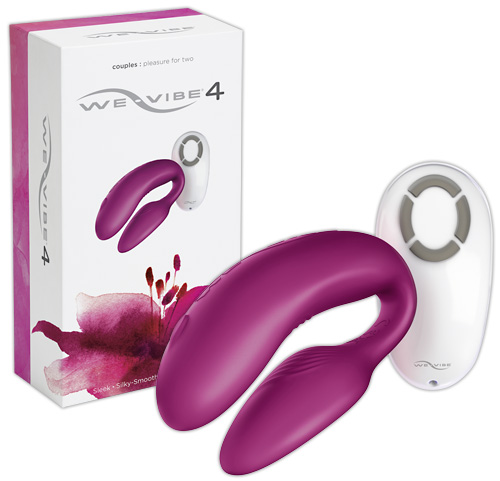 Изображение We-Vibe, Канада We-Vibe 4 Вибромассажер розовый с дистанционным пультом
