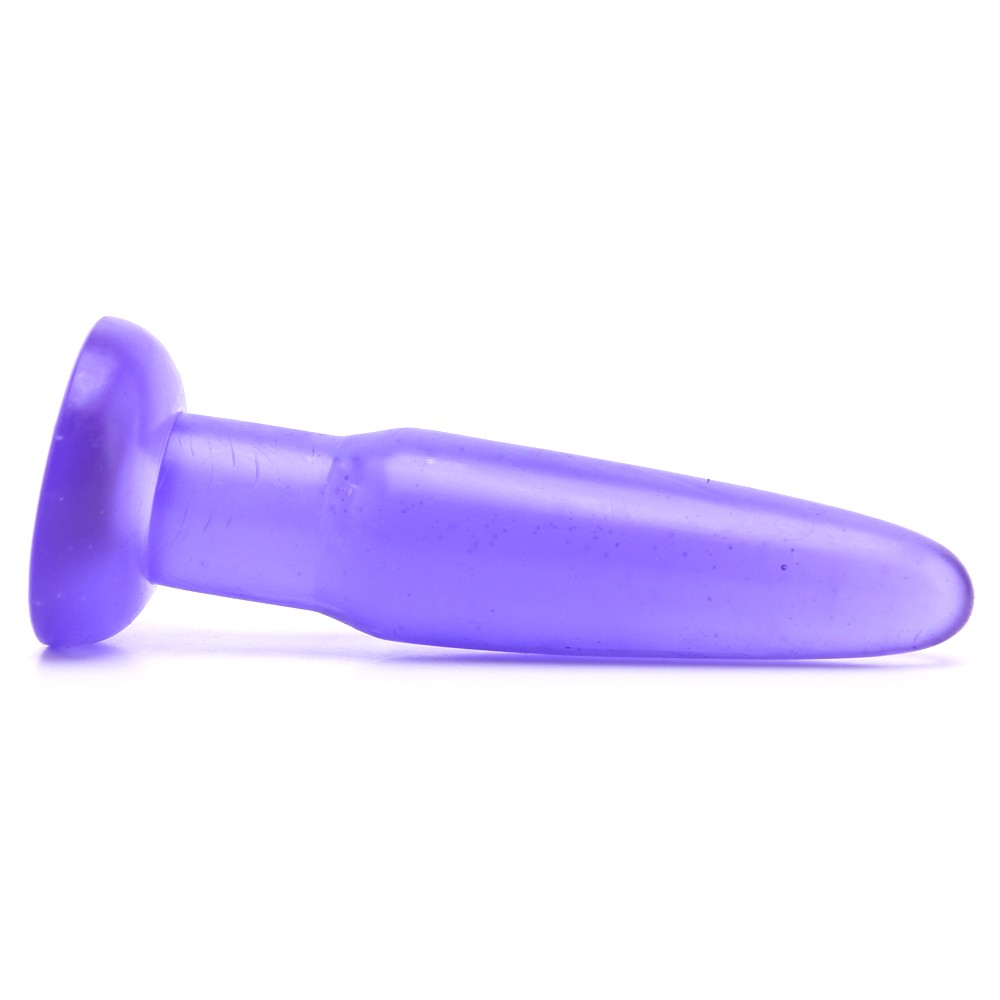 Фото PipeDream, США Анальная пробка Basix Rubber Works Beginners Butt Plug Purple