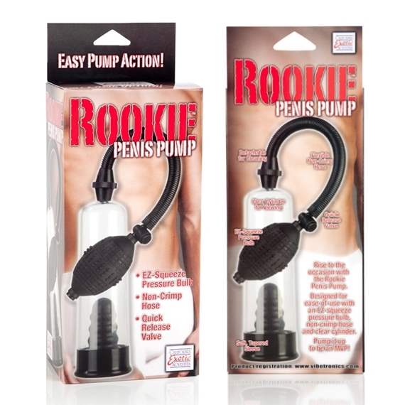 Изображение California Exotic Novelties, США Стимулятор вакуумная мужская помпа Rookie