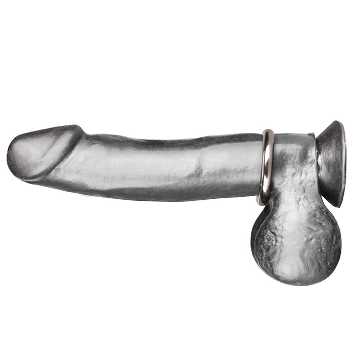 Фото  Стальное эрекционное кольцо 3 5 см Steel Cock Ring