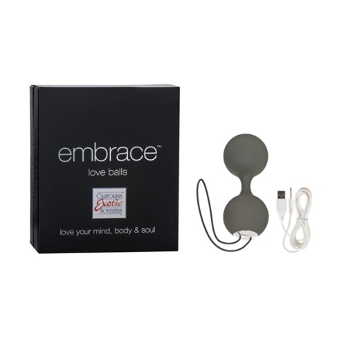 Фото  Вагинальные шарики с вибрацией Embrace Love Balls