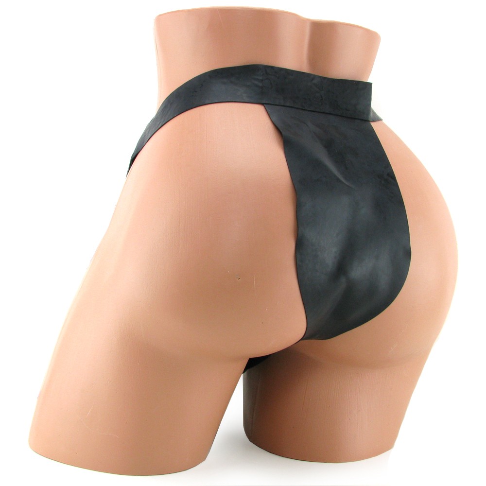 Фото  Вибро-страпон с грушей Vibro Inflatable Black