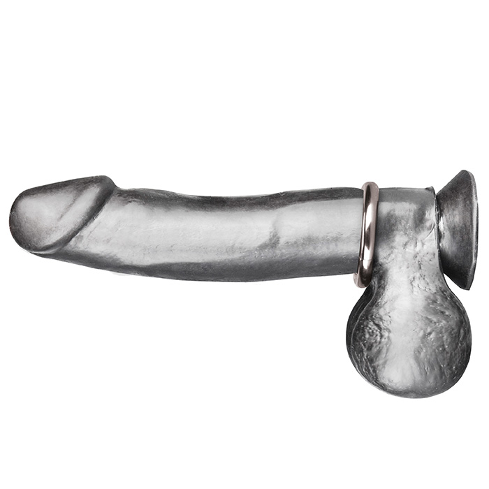 Фото  Стальное эрекционное кольцо 4 8 см Steel Cock Ring