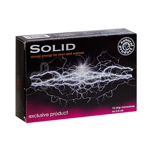 Изображение  Возбуждающие капли Solid для двоих 10 шт по 2 5 мл