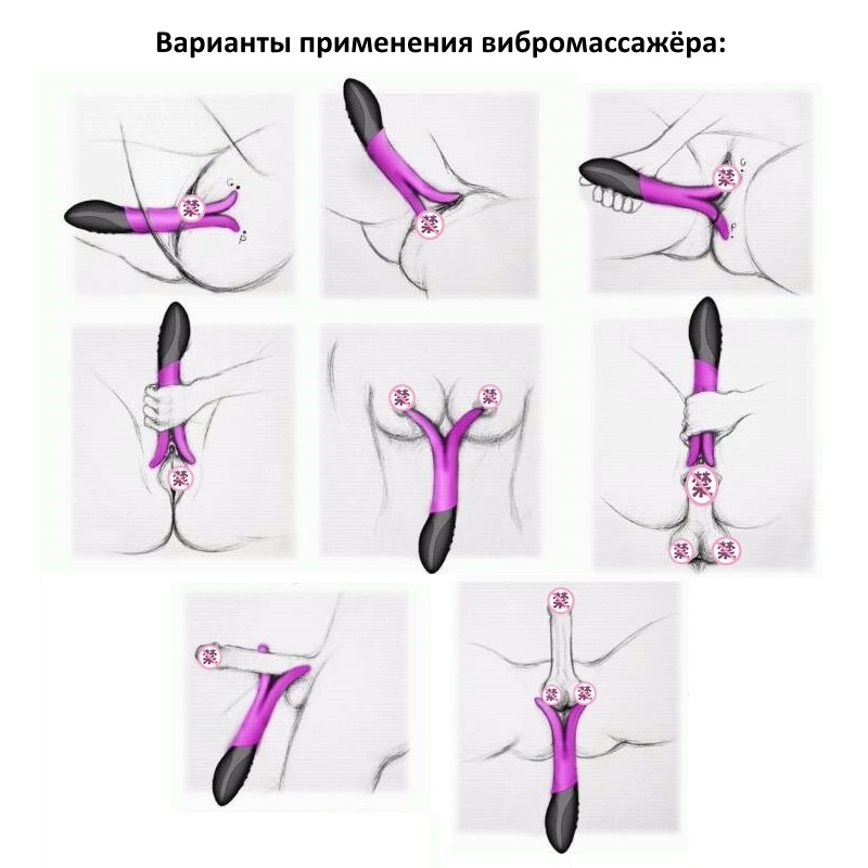 Фото Lovetoy, Китай Двойной фиолетовый вибратор Violet