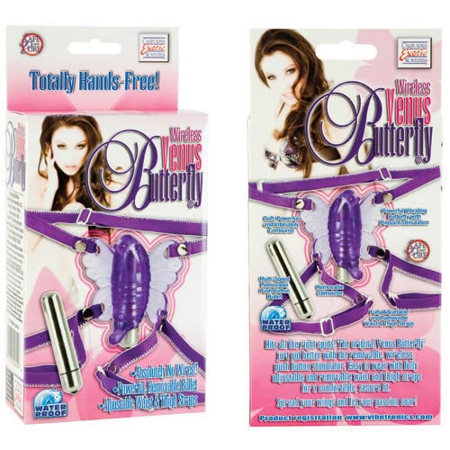Изображение California Exotic Novelties, США Беспроводная фиолетовая бабочка Venus