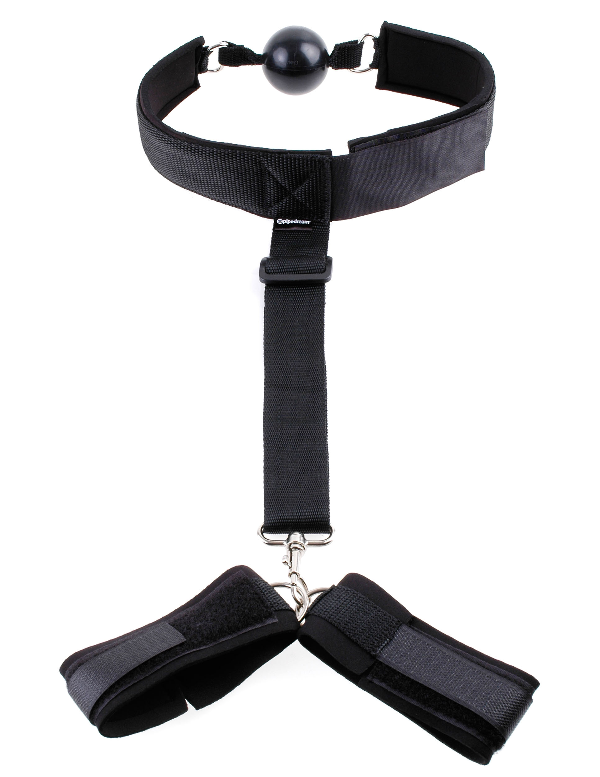 Фото  Набор для бондажа FF Gag amp; Wrist Restraint Black