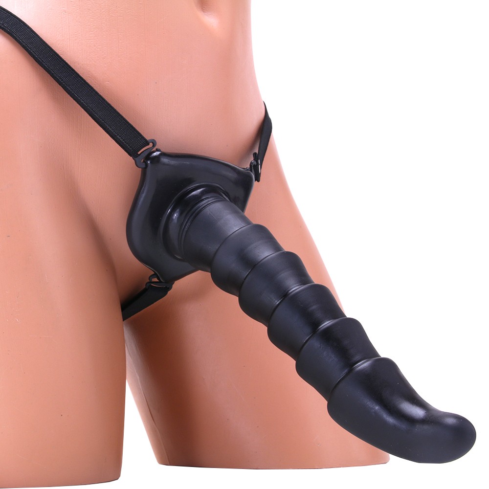 Изображение  Страпон для G-точки FF Playful Partner Black