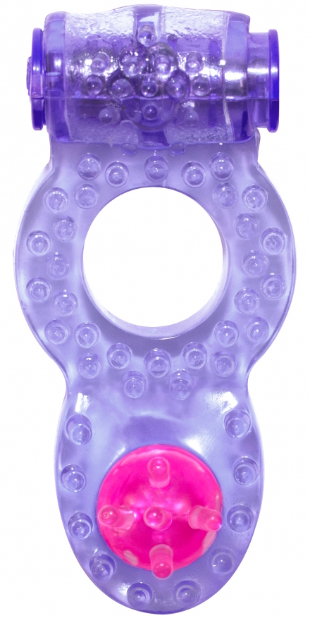 Фото Lola Toys, Россия Тянущееся виброкольцо для эрекции Rings Ringer Purple