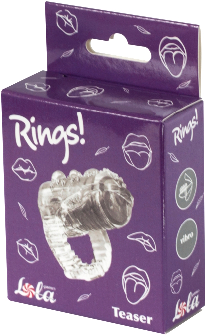 Изображение Lola Toys, Россия Насадка на язык для оральных ласк Rings Teaser Transparent