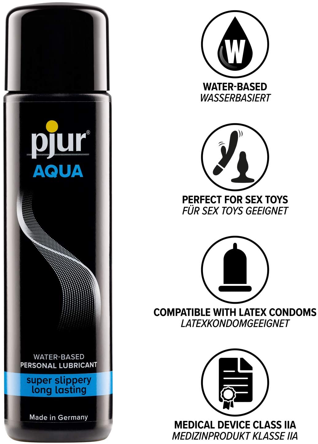 Изображение PJUR, Германия Увлажняющий лубрикант Pjur Aqua 100 мл