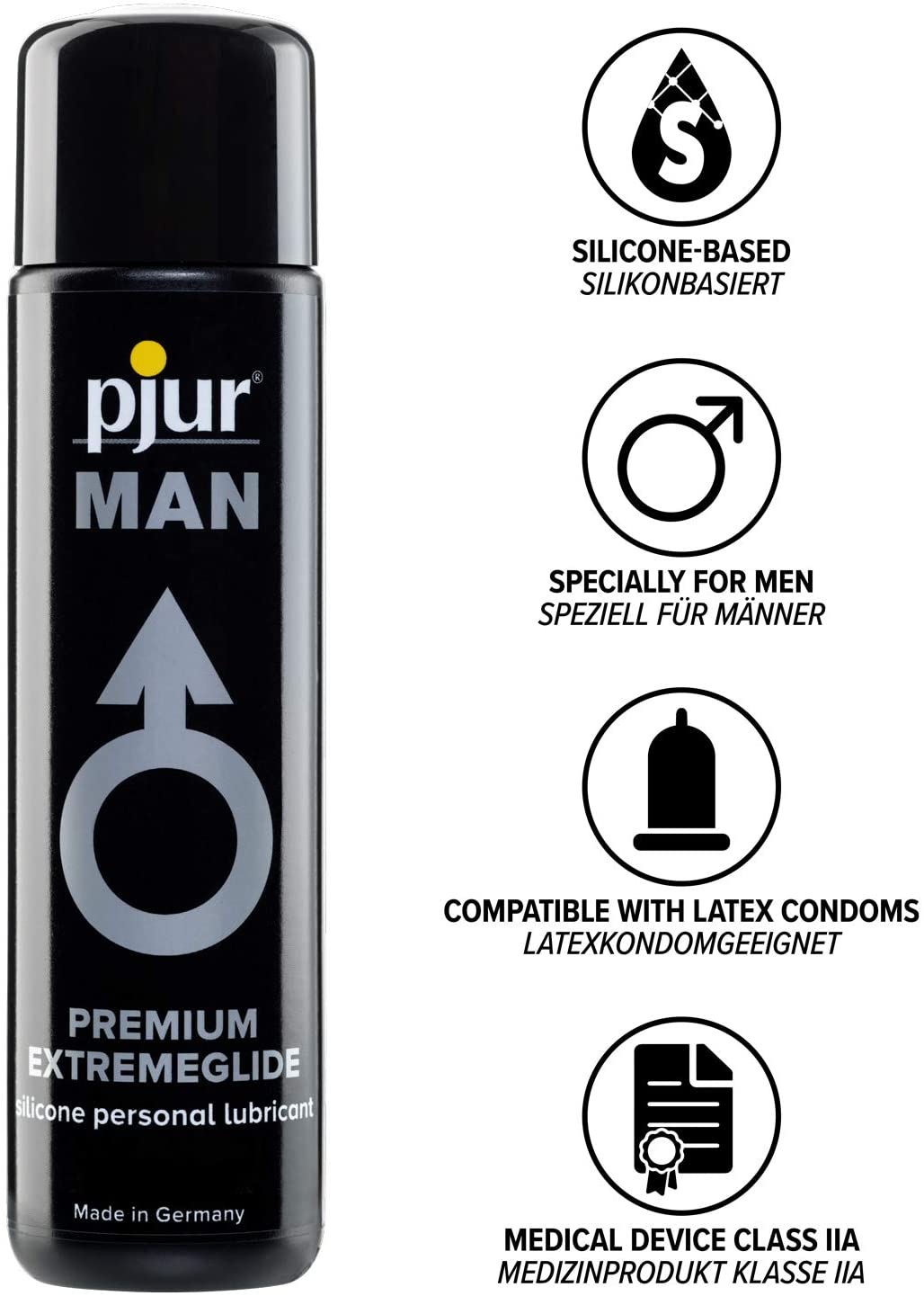 Изображение PJUR, Германия Силиконовый лубрикант Pjur MAN Premium Extremeglide 30 мл