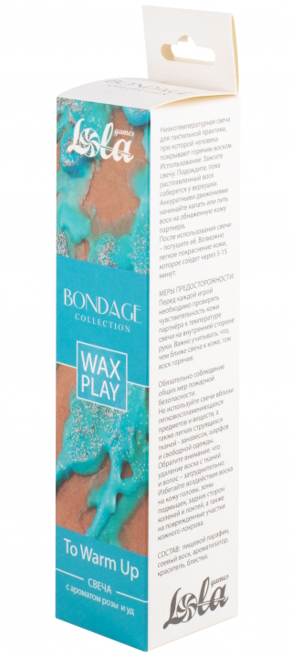 Фото Lola Toys, Россия Низкотемпературная свеча для Wax Play Bondage To Warm Up 80 гр