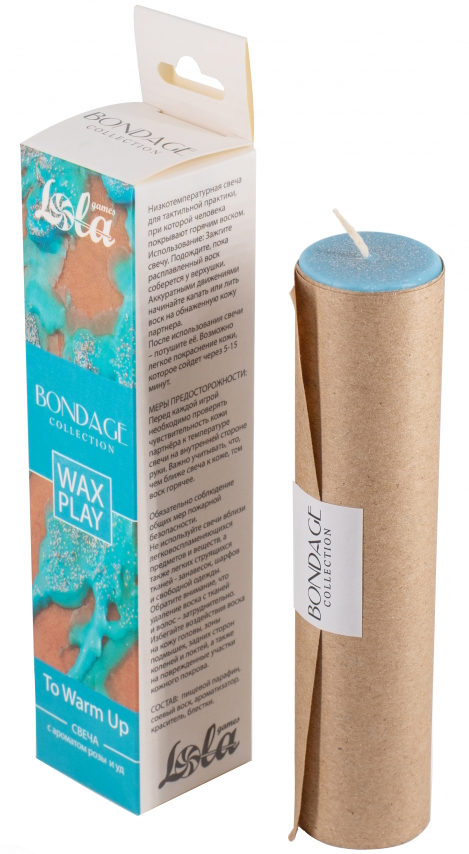 Фото Lola Toys, Россия Низкотемпературная свеча для Wax Play Bondage To Warm Up 80 гр