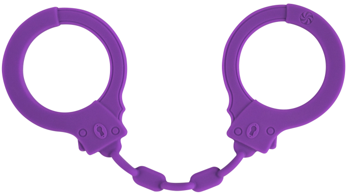 Фото  Силиконовые наручники Party Hard Suppression Purple