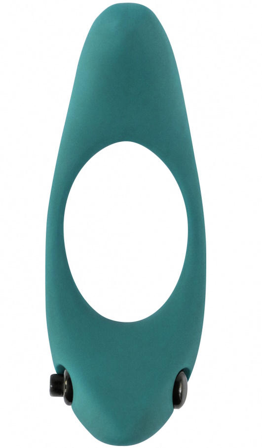 Изображение Lola Toys, Россия Эрекционное кольцо с двойной вибростимуляцией Pure Passion Lunar Green