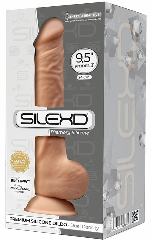 Фото Silexd, Испания Фаллоимитатор с эффектом памяти SilexD Premium Dildo 24 см телесный