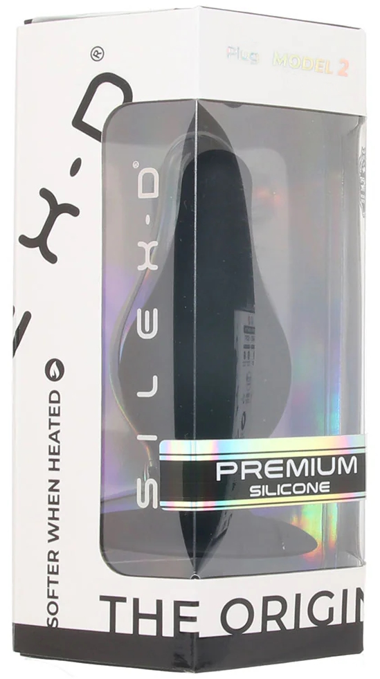 Фото Silexd, Испания Анальная втулка на присоске с эффектом памяти SilexD Premium Silicone Plug S черная
