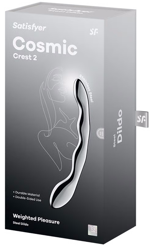 Изображение Satisfyer, Германия Двусторонний стальной стимулятор Satisfyer Cosmic Crest 2