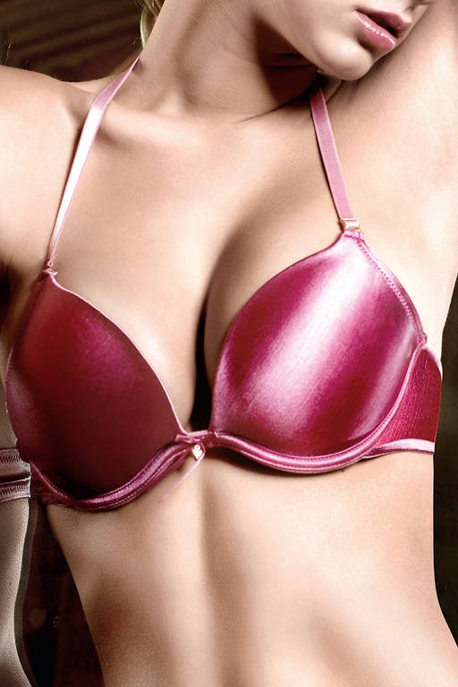 Фото Baci Lingerie, Тайвань Манящий малиновый бюстгальтер с мягкими чашечками Have Fun Princess 80C