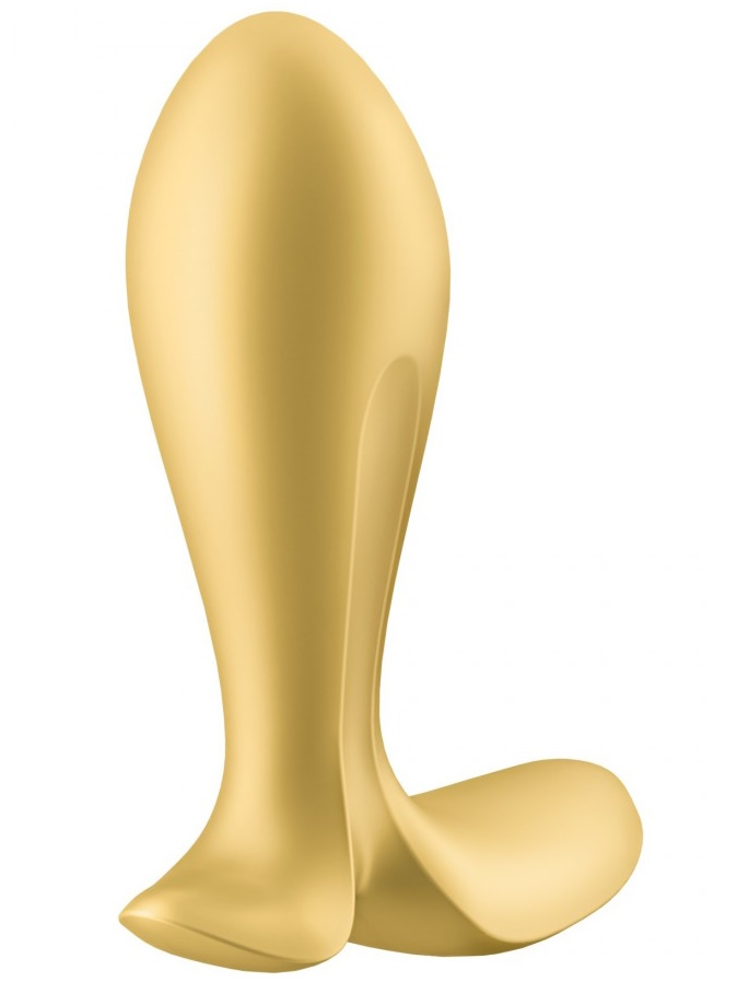 Изображение Satisfyer, Германия Анальная смарт-втулка с вибрацией и стимулятором промежности Satisfyer Intensity Plug Yellow