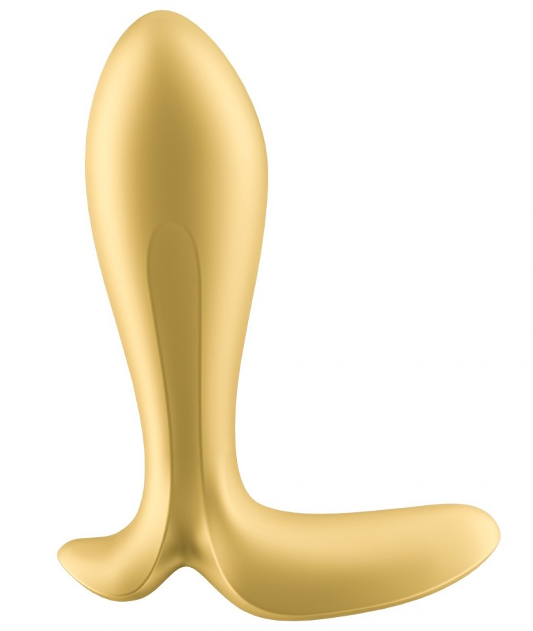 Изображение Satisfyer, Германия Анальная смарт-втулка с вибрацией и стимулятором промежности Satisfyer Intensity Plug Yellow
