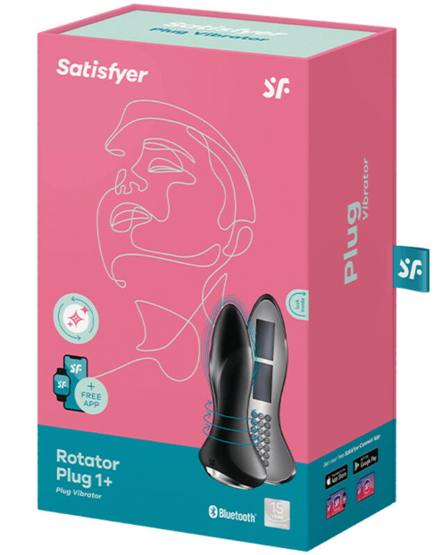 Satisfyer, Германия Анальный смарт-стимулятор с вибрацией и ротацией Satisfyer Rotator Plug 1+ черный ДЕФОРМИРОВАННАЯ УПАКОВКА — купить в Минске Изображение Satisfyer, Германия Анальный смарт-стимулятор с вибрацией и ротацией Satisfyer Rotator Plug 1+ черный ДЕФОРМИРОВАННАЯ УПАКОВКА