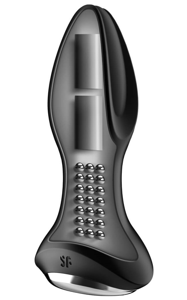Фото Satisfyer, Германия Анальный смарт-стимулятор с вибрацией и ротацией Satisfyer Rotator Plug 2+ черный