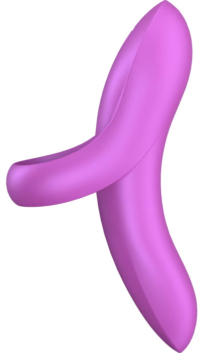 Изображение Satisfyer, Германия Универсальный вибромассажер на палец Satisfyer Bold Lover фиолетовый