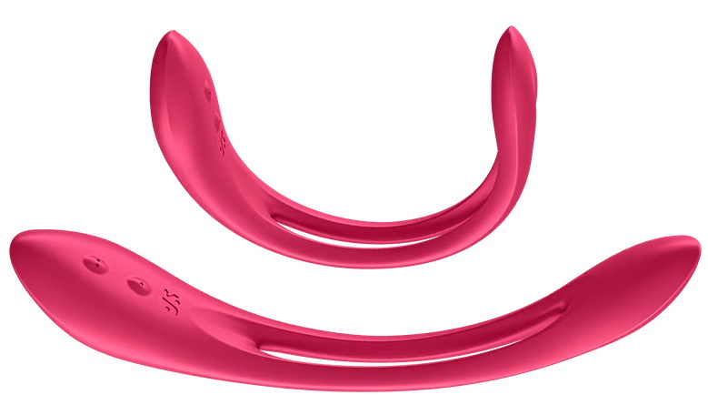 Фото Satisfyer, Германия Многофункциональный вибратор для пар с гибкой основой Satisfyer Elastic Joy Red
